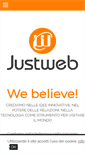Mobile Screenshot of justweb.it